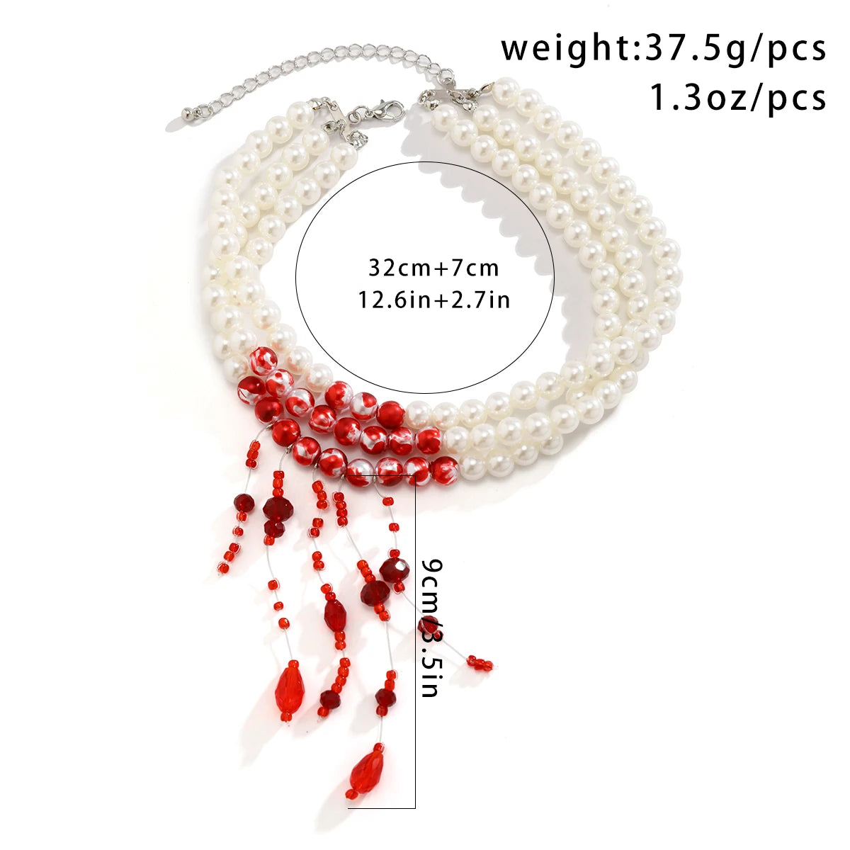 Scarlet Eclipse Necklace