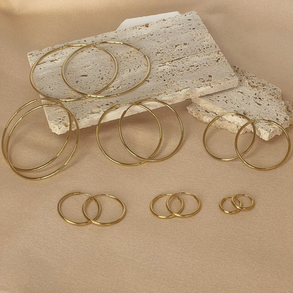 Sleek Orbit Hoops