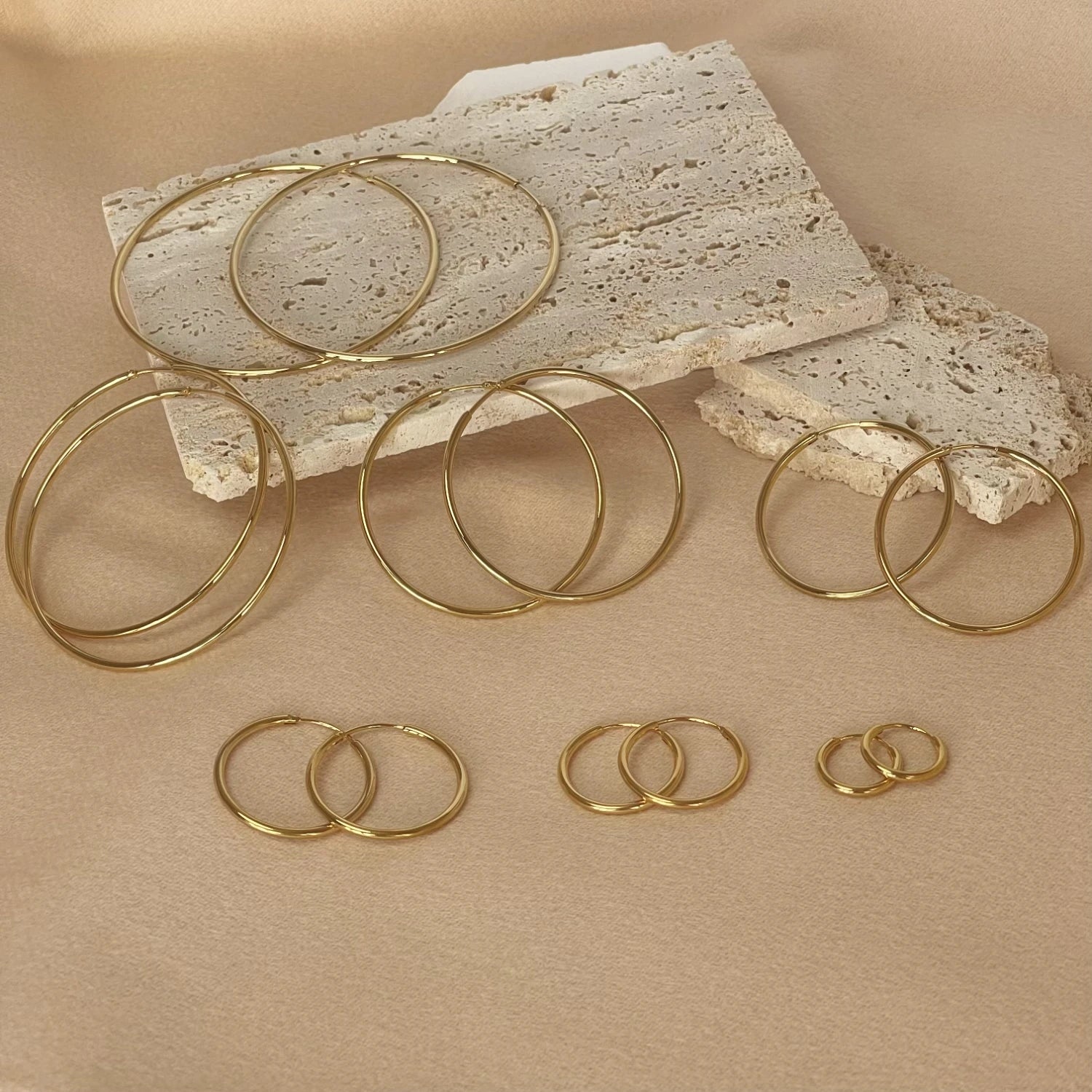Sleek Orbit Hoops