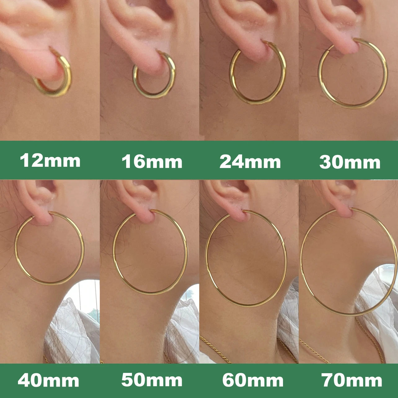 Sleek Orbit Hoops