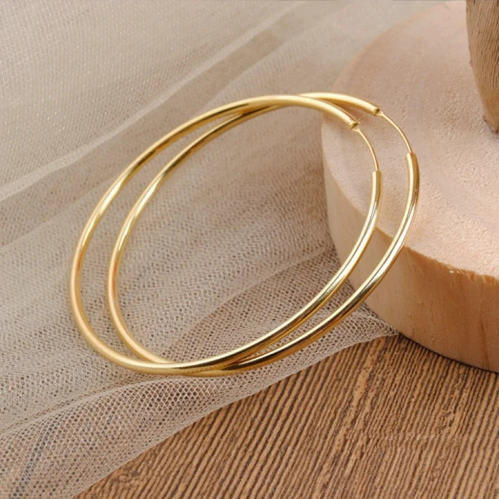 Sleek Orbit Hoops